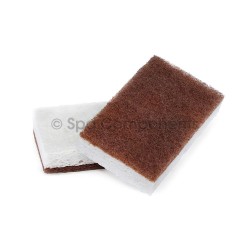 Walnut and Foam Cleaning Pad