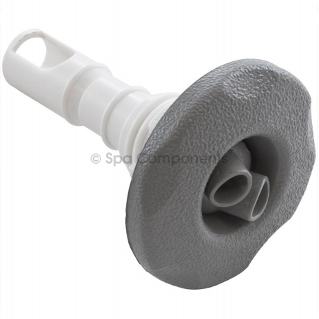 Thead-In 2" diameter, smooth stainless steel, grey directional