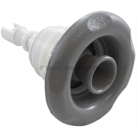 Thead-In 3-3/8" diameter, smooth stainless steel, grey directional
