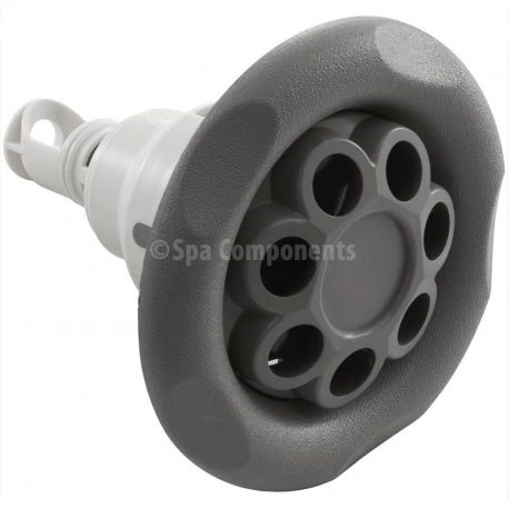 Thead-In 5" diameter, smooth stainless steel, grey massage
