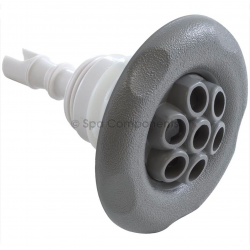 Thead-In 3-3/8" diameter, smooth stainless steel, grey massage