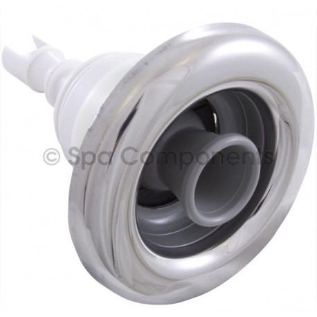 Thead-In 4" diameter, smooth stainless steel, grey directional