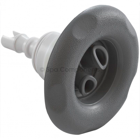 Thead-In 4" diameter, 5 scallop grey twin-roto