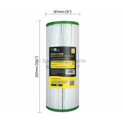 127 x 338 - Spa Components SC-RB50-IN Pleatco PRB50-IN Unicel C-4950 Darlly 40506 & SC706 Filbur FC-2390 Magnum RD50