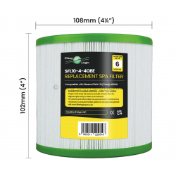 108 x 103 - Spa Components SC-WW10 Pleatco PWW10 Unicel C-4310 Darlly 40101 & SC750 Filbur FC-3077 Magnum WW10