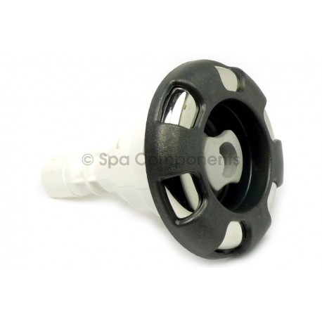 Poly Storm 6 Spoke Dark Silver Glitter Stainless Roto